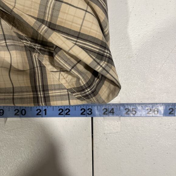 Izod Men's Wind Breaker Gray White Plaid Zip Jacket S Preppy Grandpa Core Casual - Picture 7 of 12